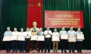 Đảng bộ Khối Các cơ quan và doanh nghiệp Hà Tĩnh tổng kết đại hội cấp cơ sở nhiệm kỳ 2020-2025